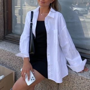 Djerf Avenue Breezy Shirt in M